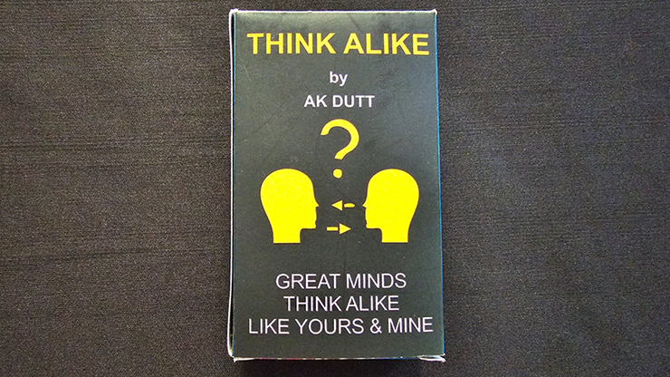 THINK ALIKE by A.K. Dutt