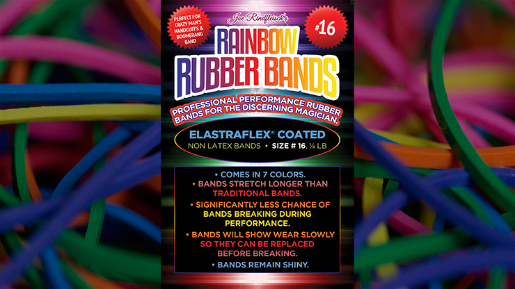 Joe Rindfleisch's SIZE 16 Rainbow Rubber Bands